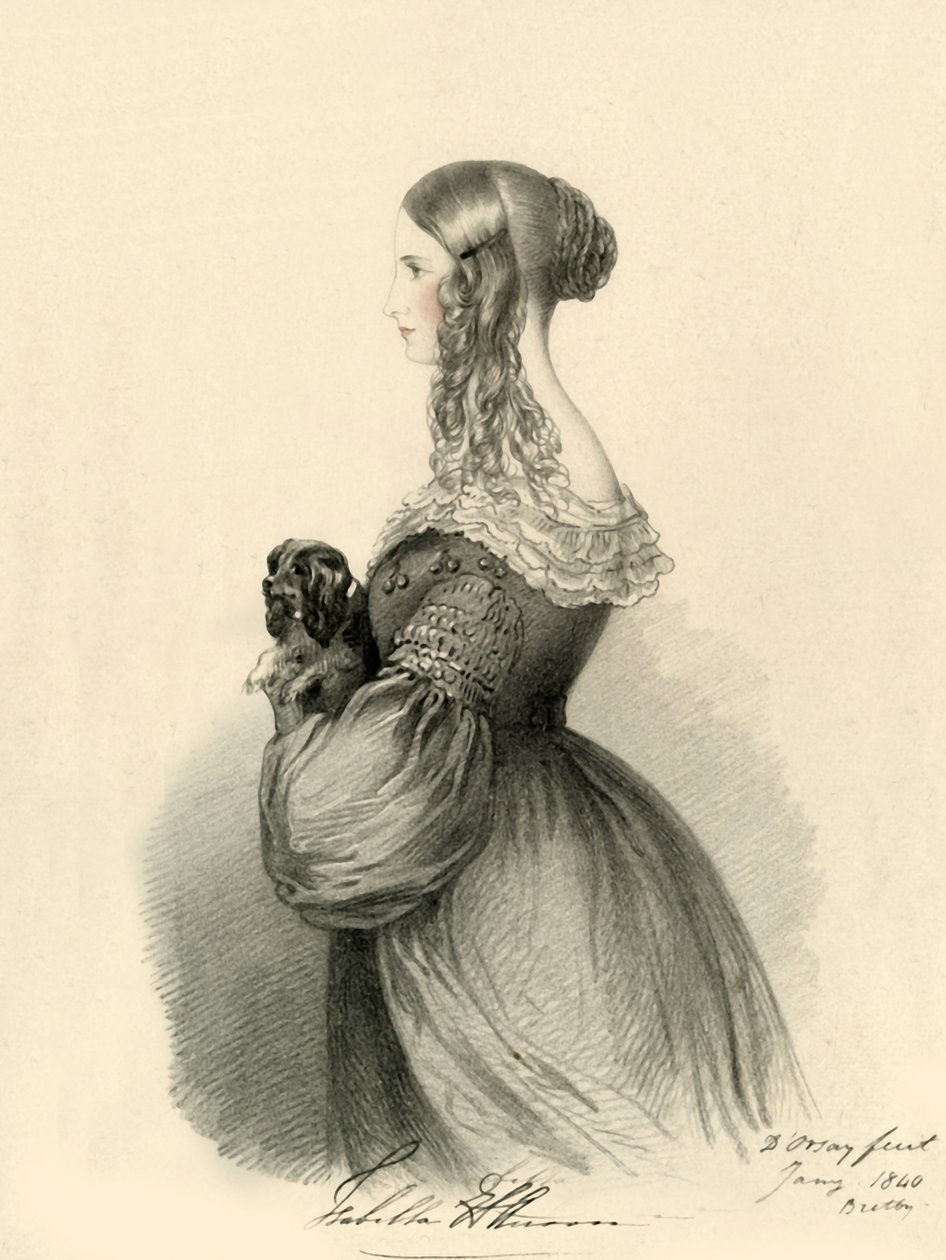 Isabella Anson, 1840. af Richard James Lane