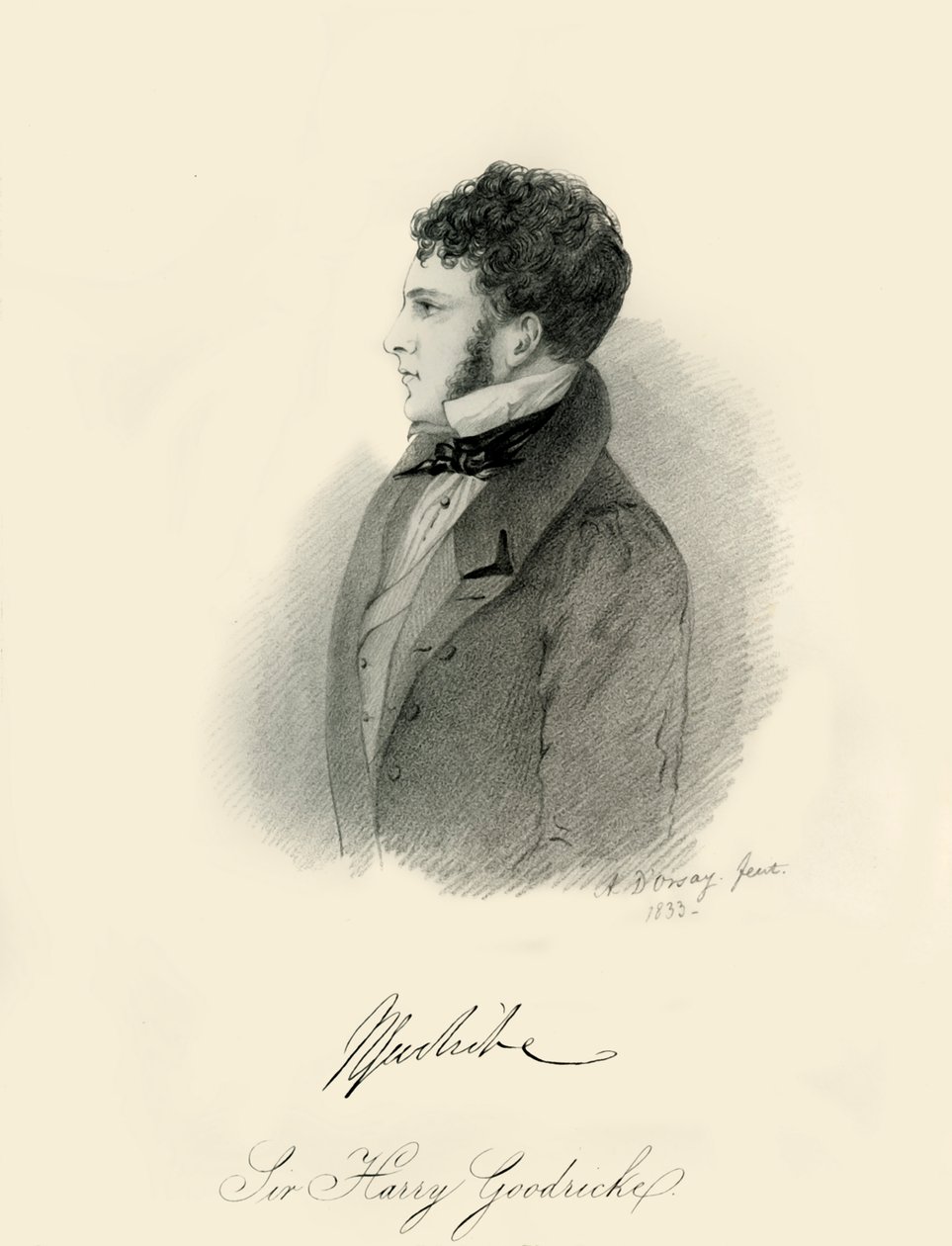 Sir Harry Goodricke, 1833. af Richard James Lane