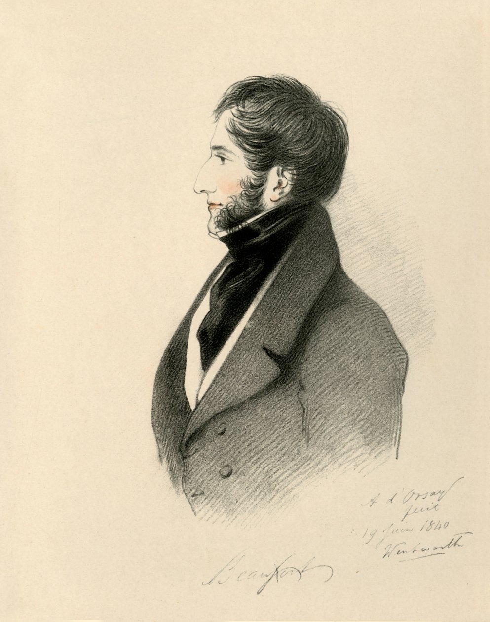 Hertugen af Beaufort, 1840. af Richard James Lane