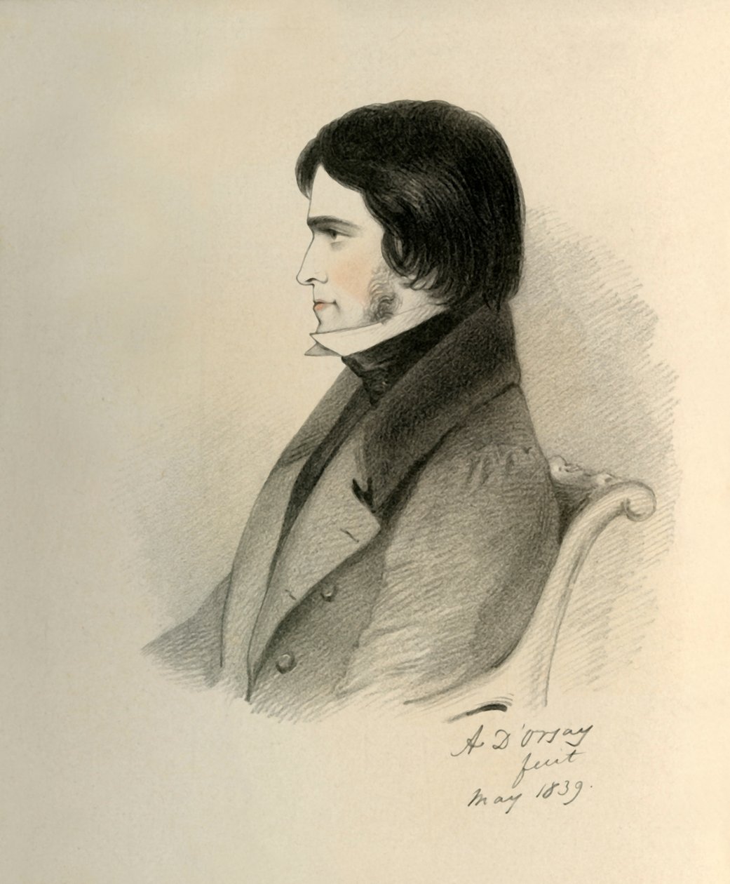 Thomas Carlyle Esquire, 1839. af Richard James Lane