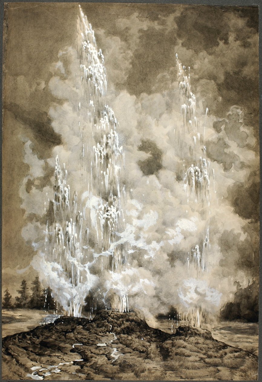 Yellowstone Geyser af Richard Norris Brooke