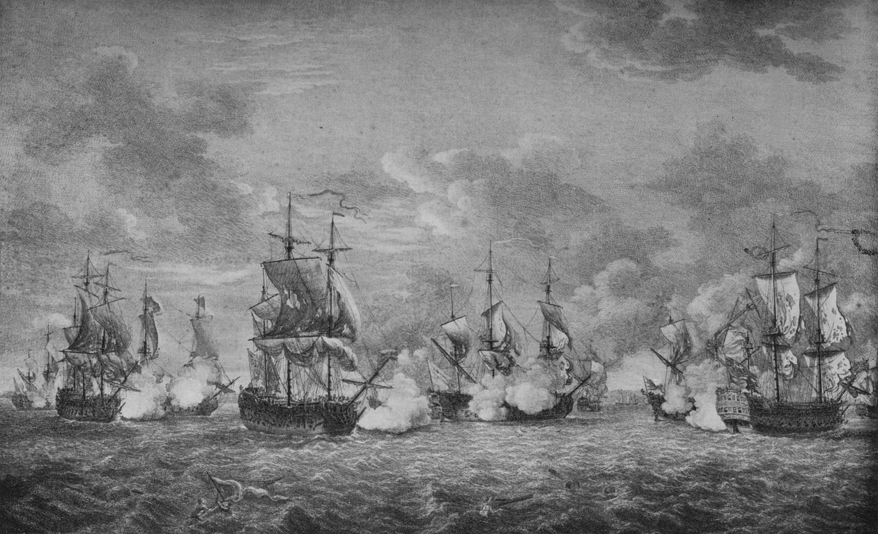 Slaget ved Cap-Français, c1760 af Richard Paton