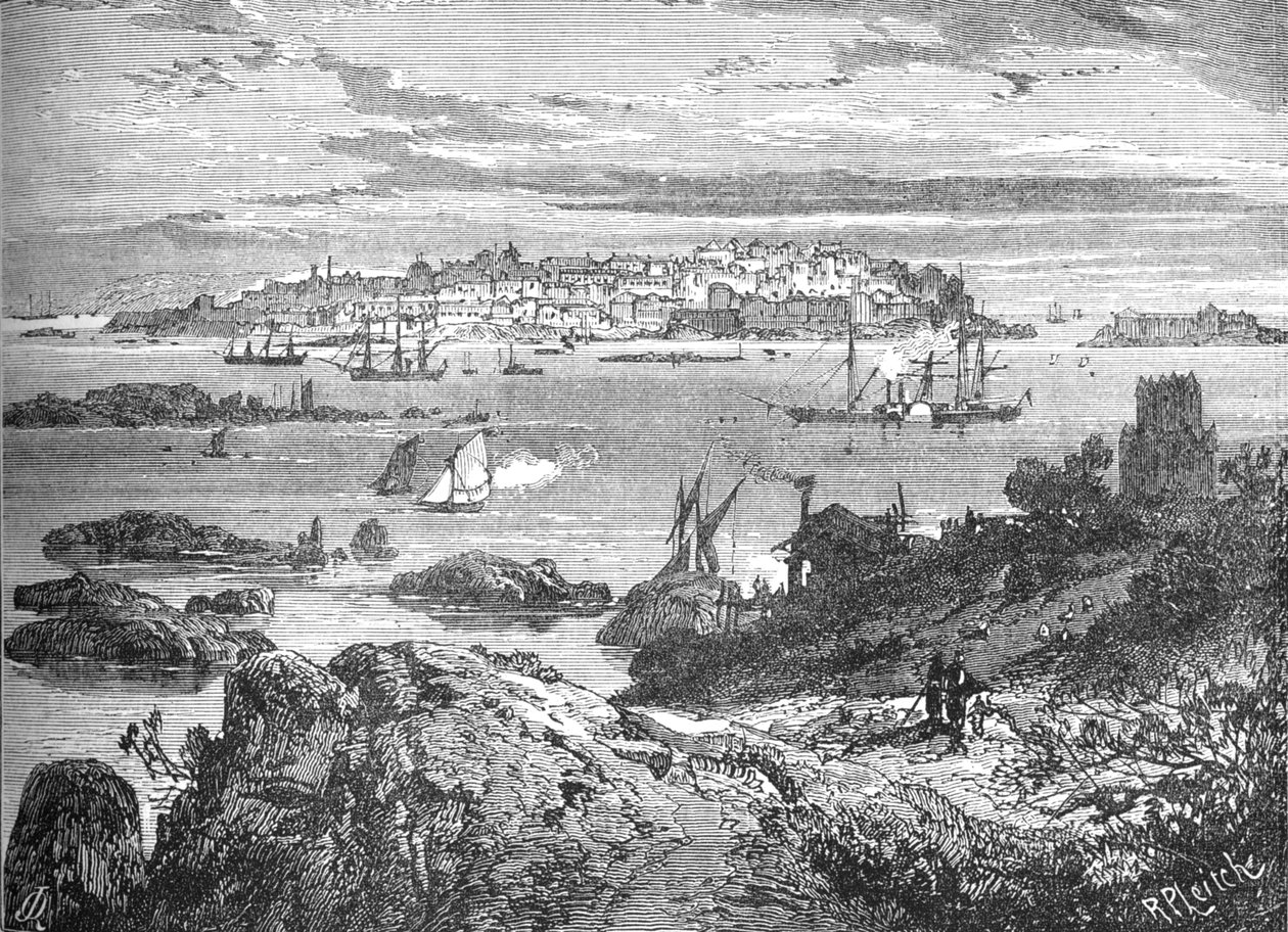 Sweaborg, c1880 af Richard Principal Leitch
