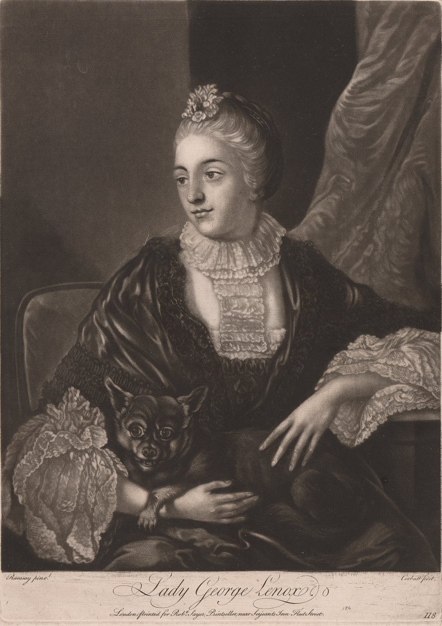 Lady George Lenox af Richard Purcell