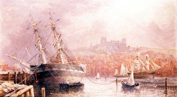 Whitby Havn af Richard Weatherill