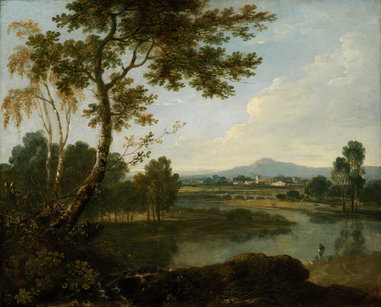 Landskab i Italien, 1700-tallet. af Richard Wilson
