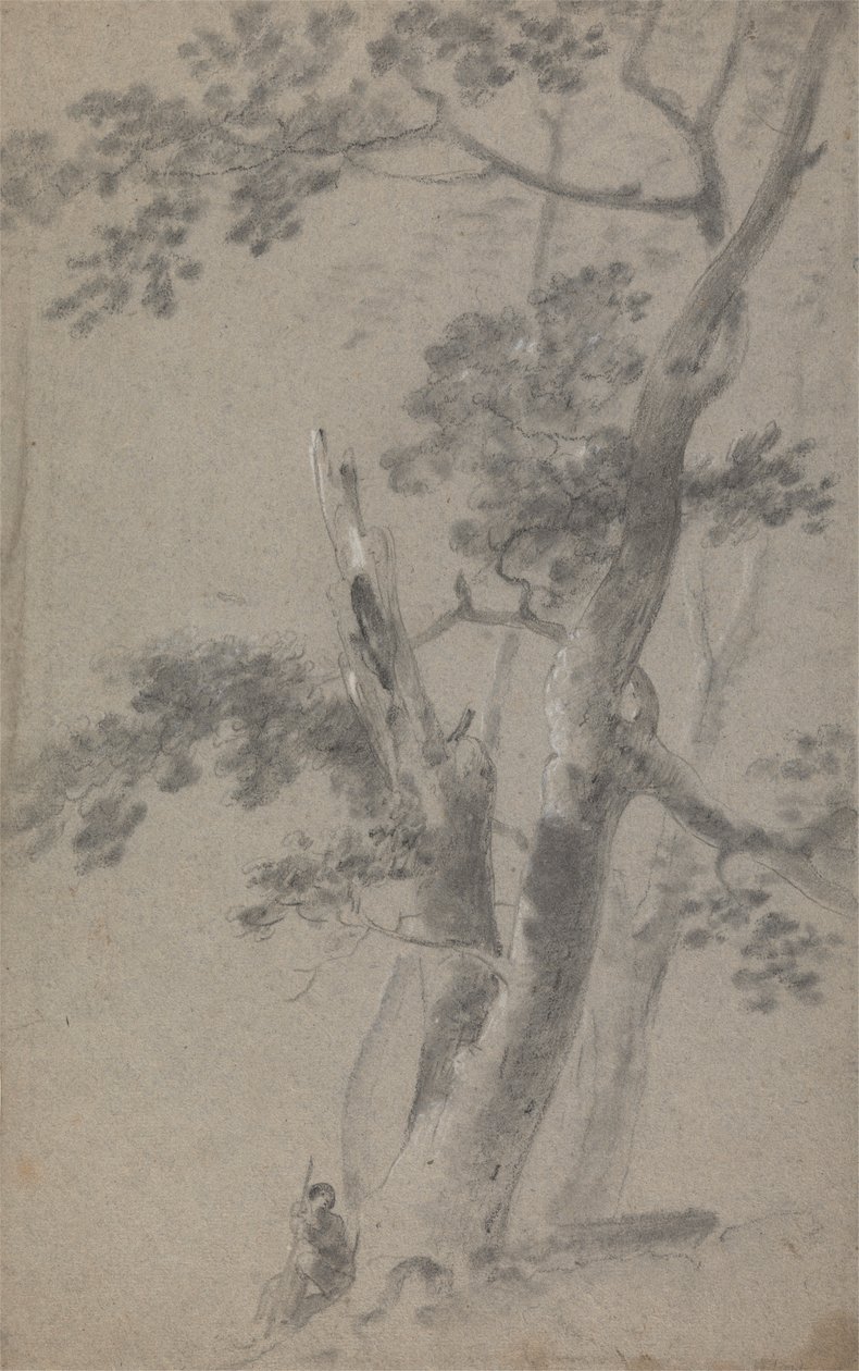 Hyrde siddende under et træ af Richard Wilson