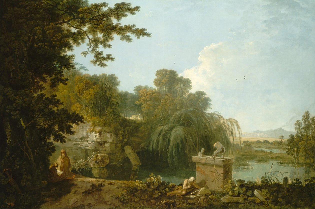 Ensomhed, ca. 17621770. af Richard Wilson