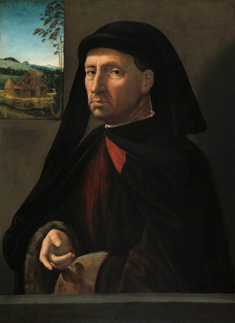 Portræt af en gentleman af Ridolfo Ghirlandaio