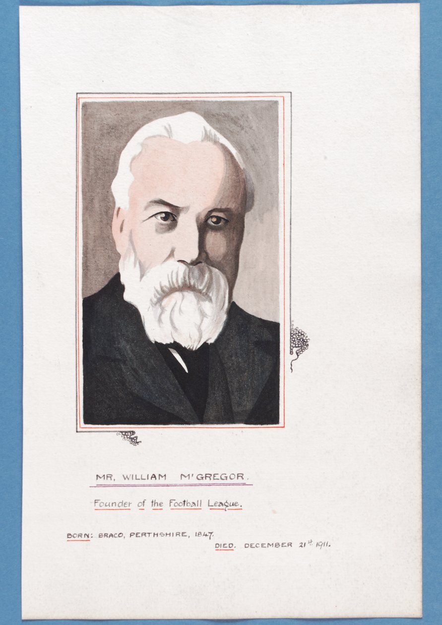Portræt af William McGregor, ca.1911-12 (pen og wc på papir) af Rip