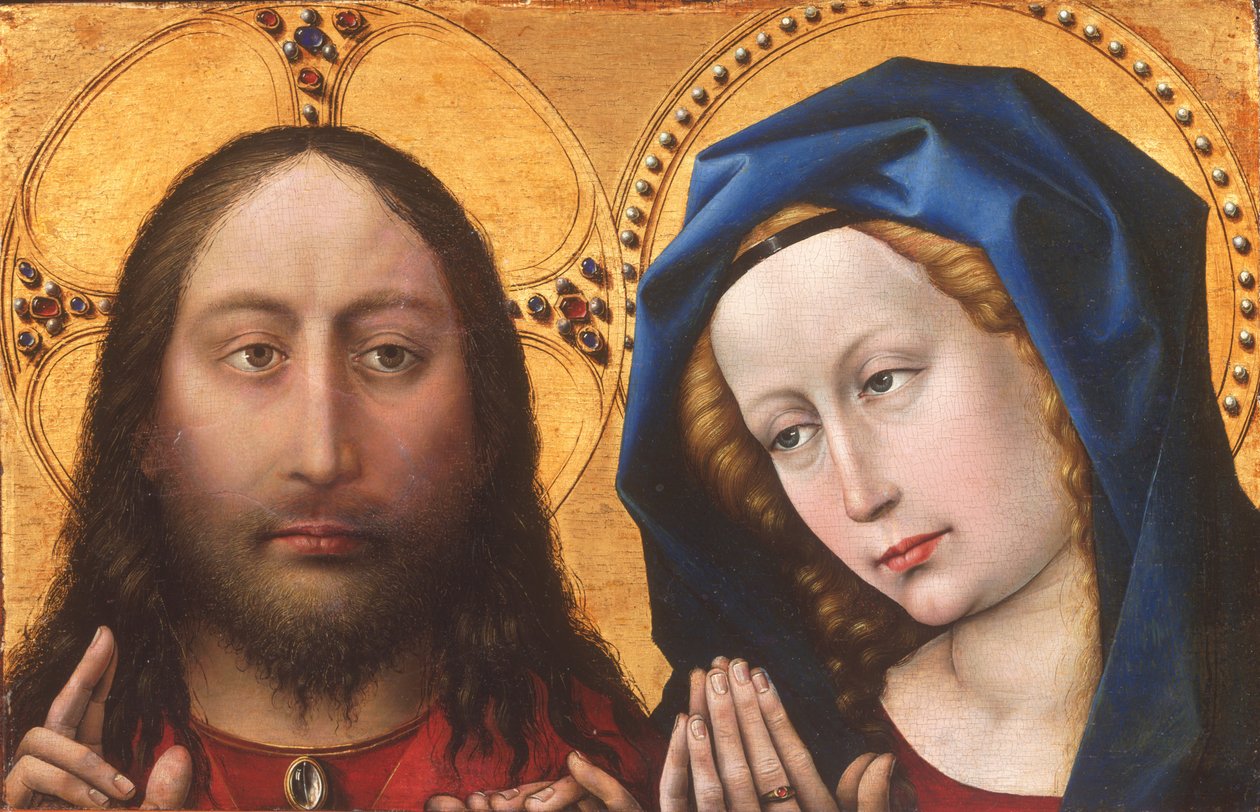 Kristus og Jomfruen af Robert Campin