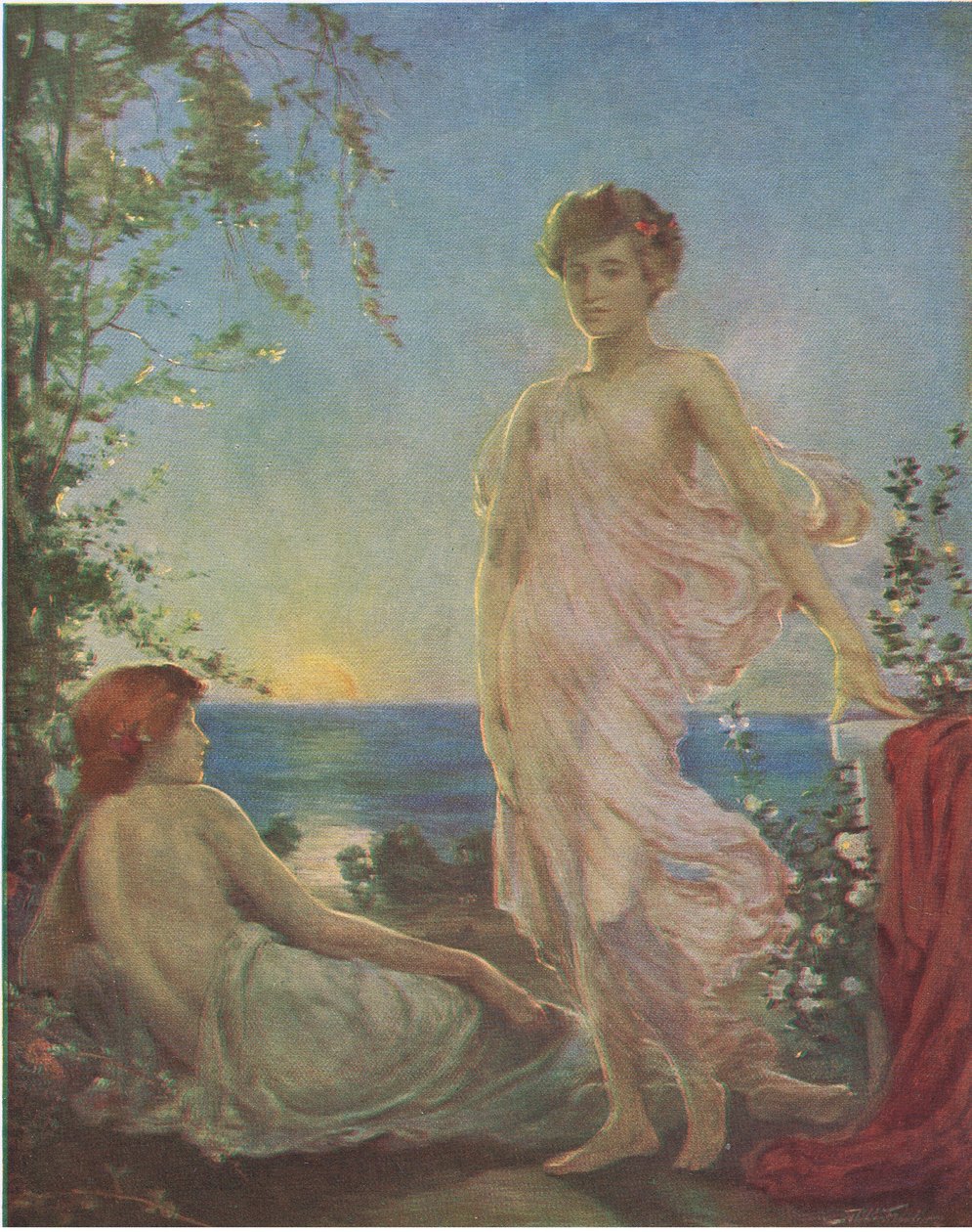 Waiting for dawn, Bibbys Annual, 1916-1917 af Robert Fowler