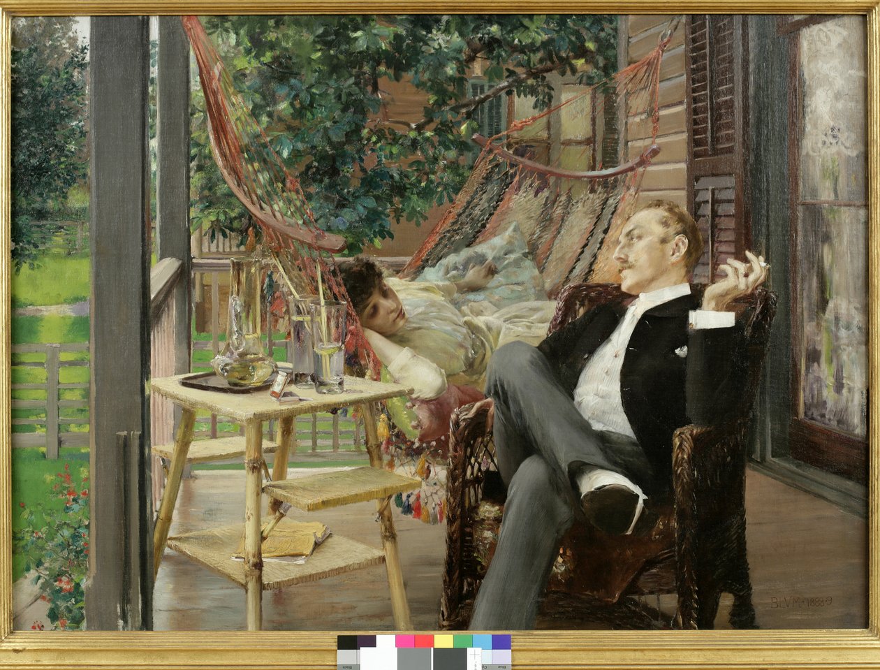 To ledige, 1888-9 af Robert Frederick Blum