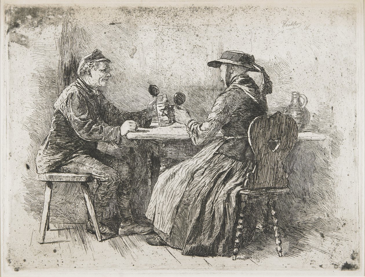 Spørger!, 1886 af Robert Koehler