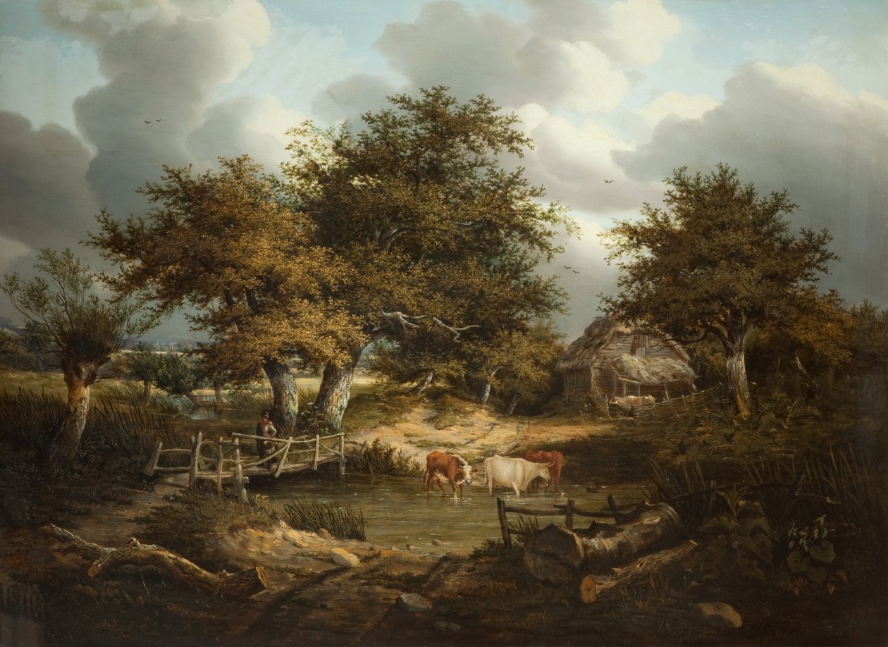 Den gamle gård af Robert Ladbrooke