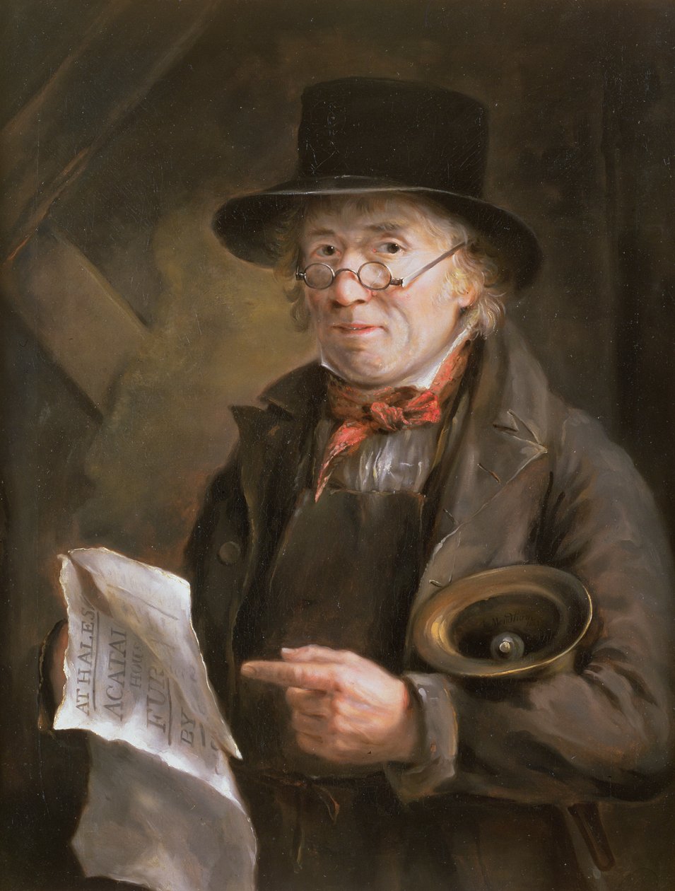 The Town Crier, 1822 af Robert Mendham