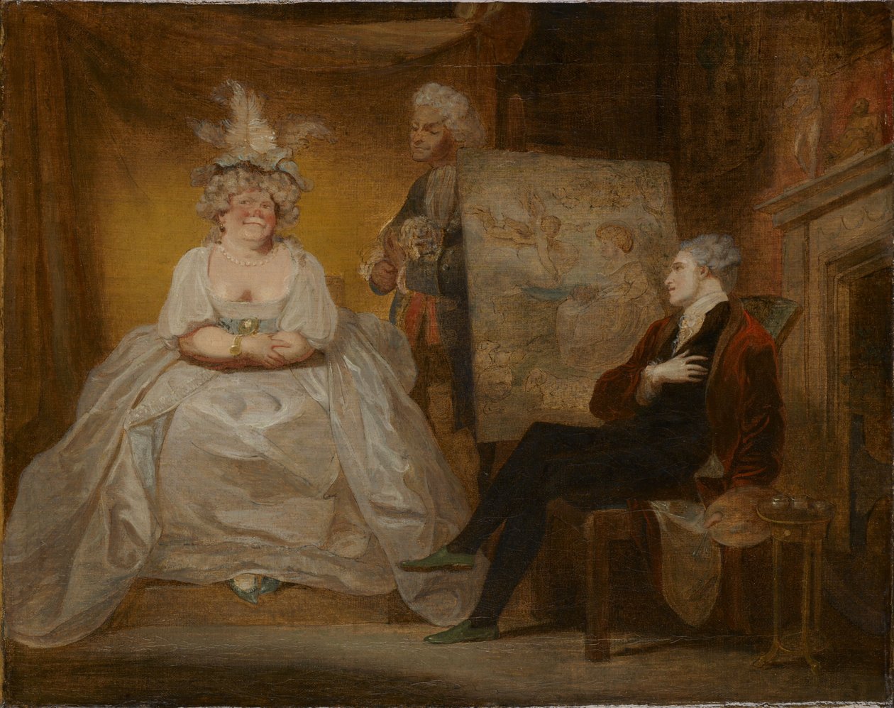 Scene fra Samuel Footes skuespil, Smag af Robert Smirke