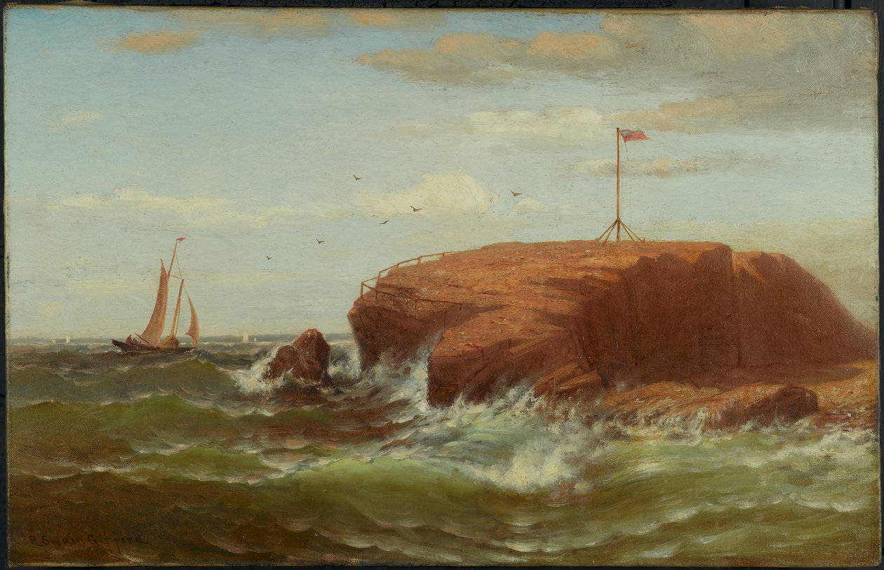 Seconnet Rock, New Bedford, Massachusetts, ca. 1865 af Robert Swain Gifford