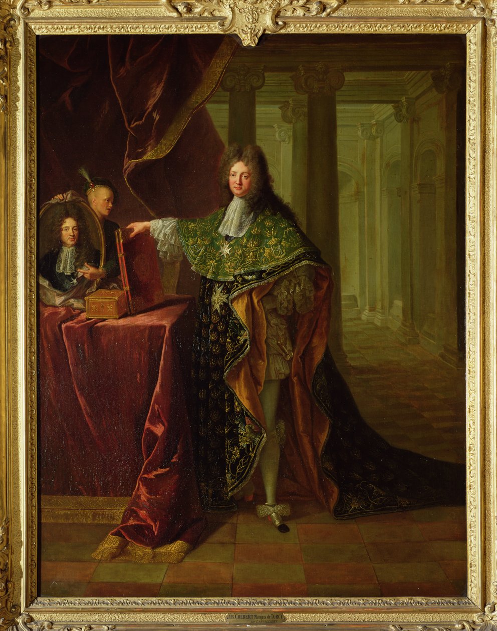 Portræt af Jean-Baptiste Colbert, markis de Torcy (1655-1746) af Robert Tournieres