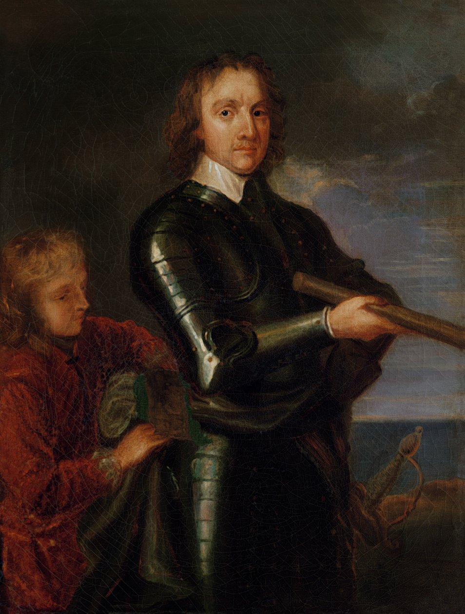 Portræt af Oliver Cromwell (1599-1658) af Robert Walker