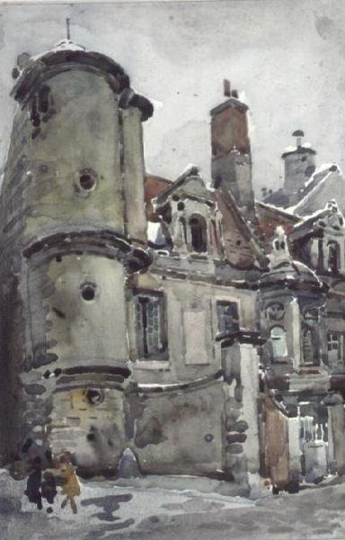Gamle huse i Caen af Robert Weir Allan