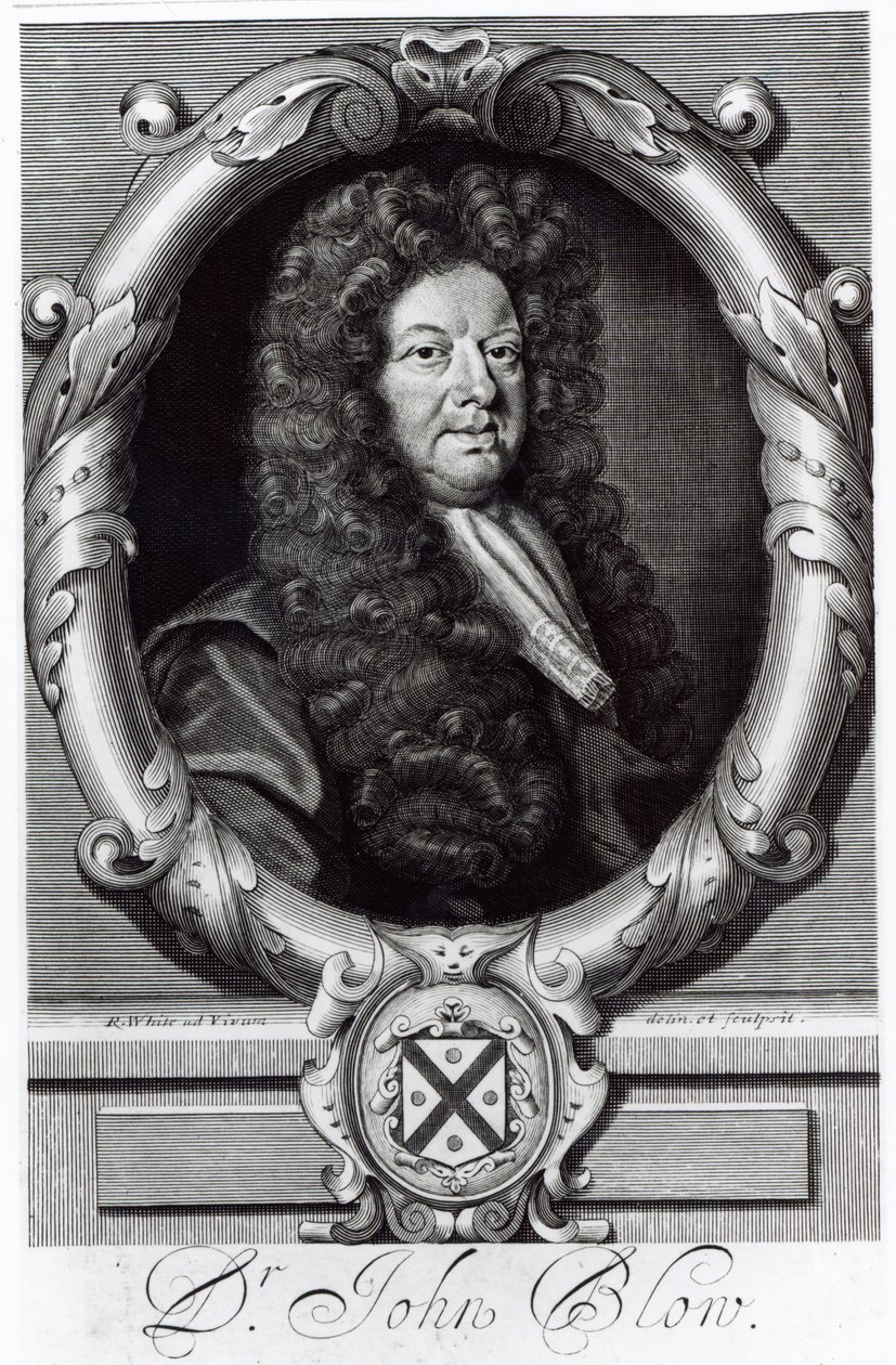 Portræt af John Blow (1649-1708) af Robert White