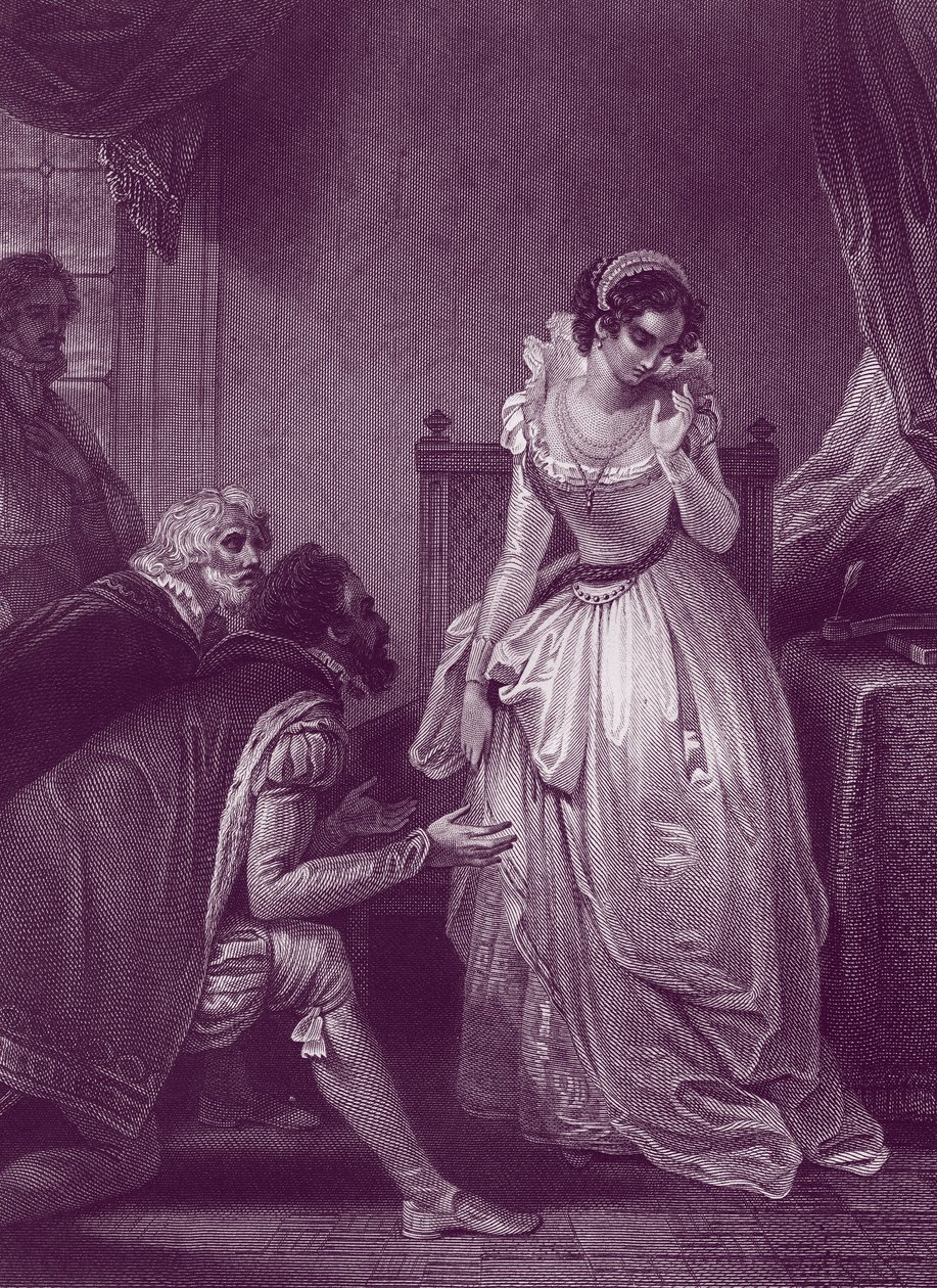 Lady Jane Gray af Robert (after) Smirke