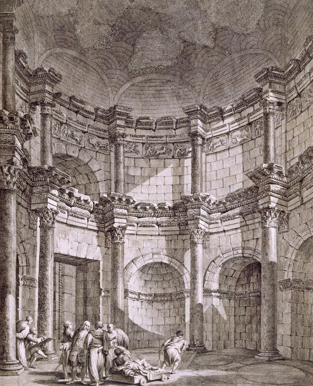Jupiters tempel, pub. 1764. af Robert Adam
