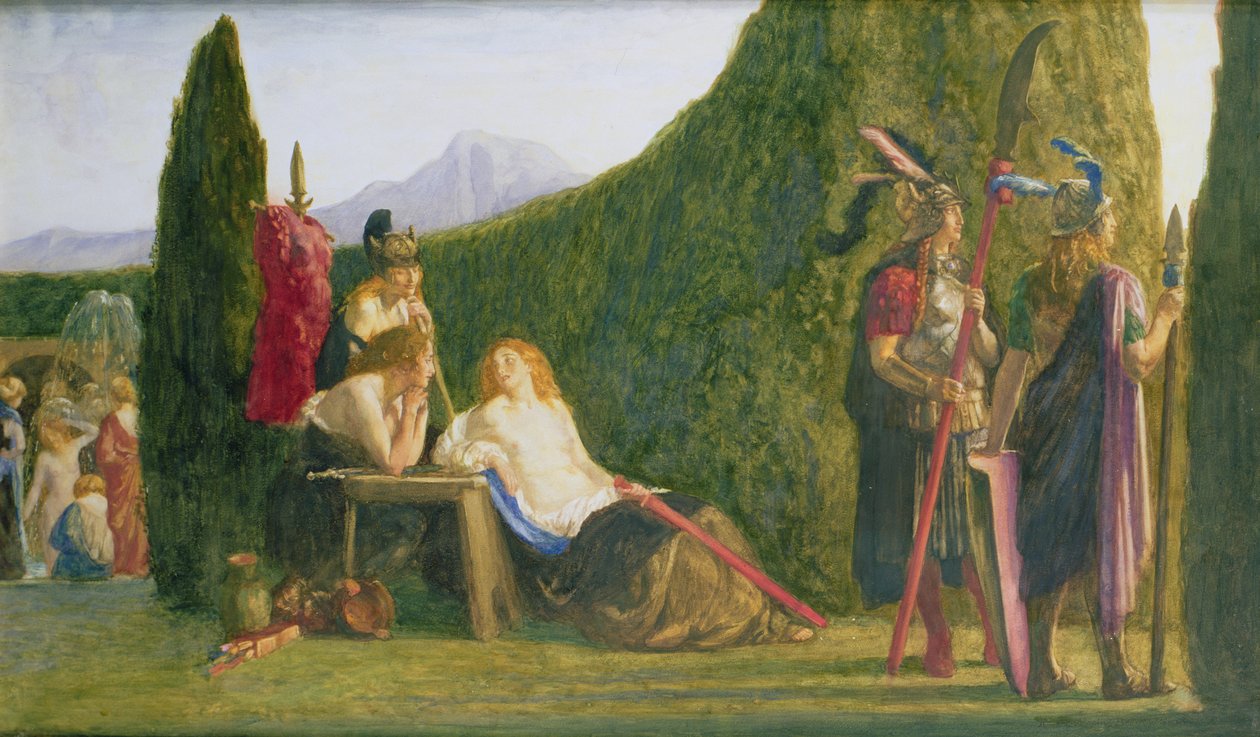 Dronning Hippolytas garde, 1908 af Robert Anning Bell