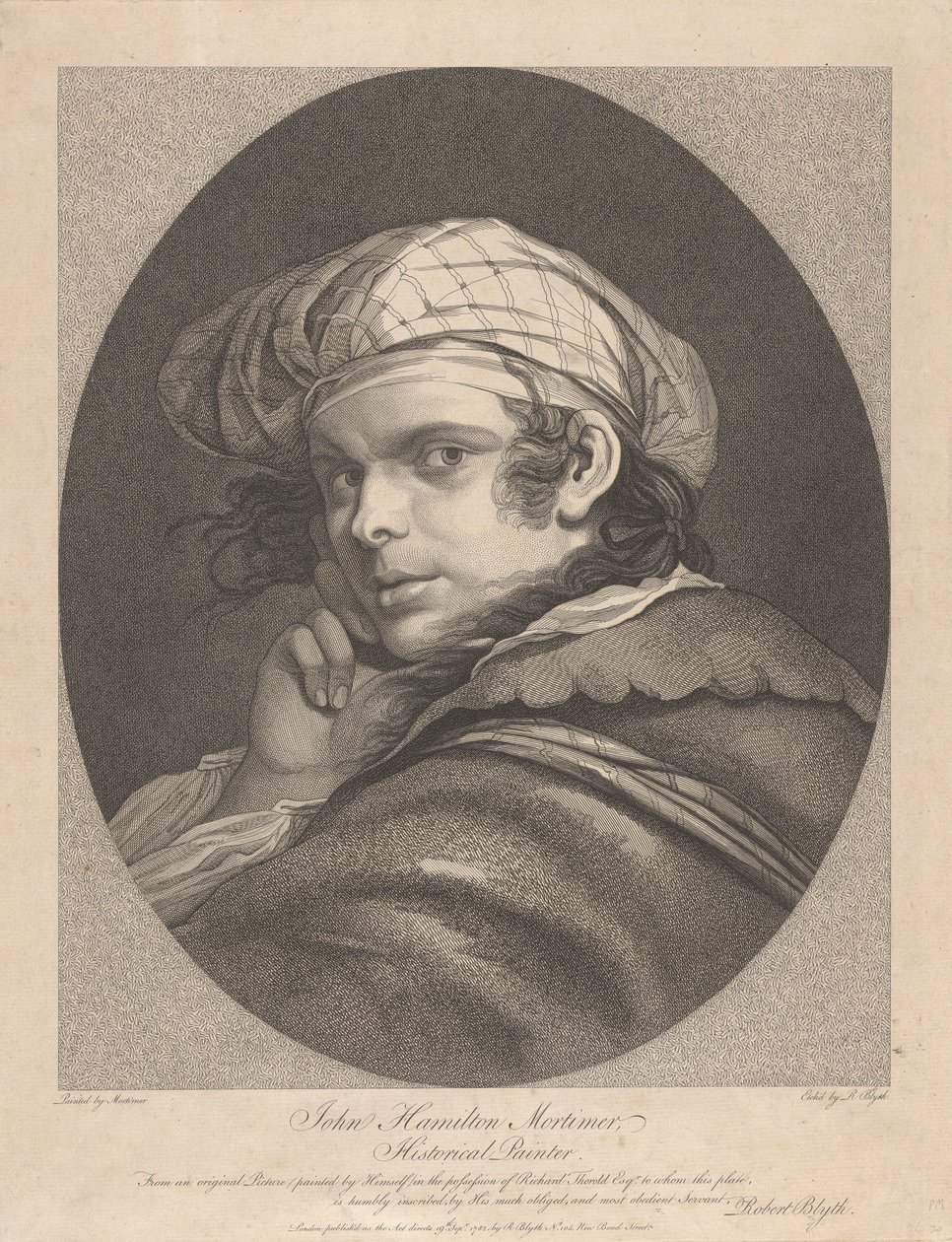 John Hamilton Mortimer af Robert Blyth