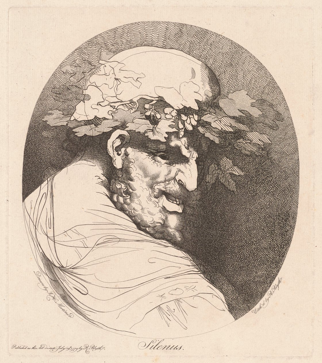 Silenus af Robert Blyth, after John Hamilton Mortimer