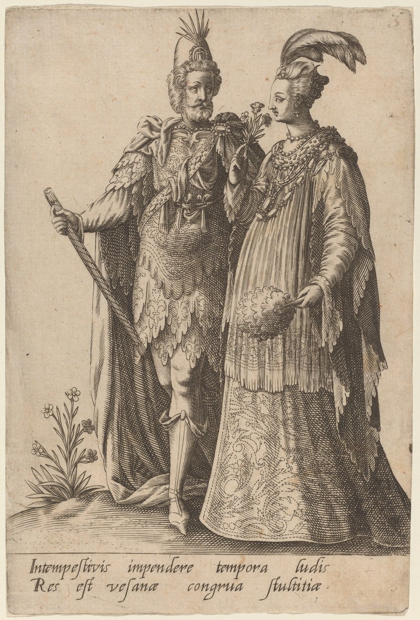 Utidigt forbrug... af Robert Boissard after Jean Jacques Boissard