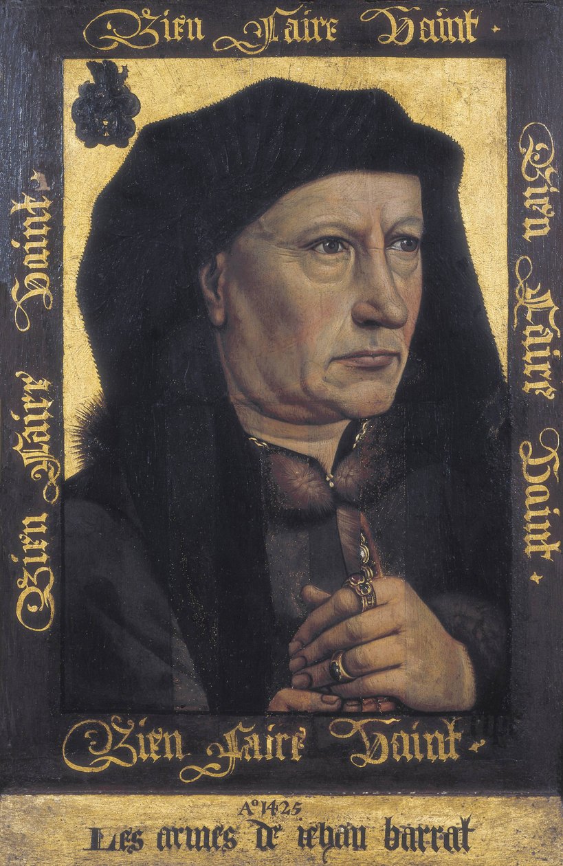 Portræt af Barthelemy Alatruye (d.1450) af Robert Campin