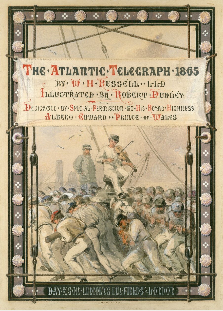 The Atlantic Telegraph, [1866]. af Robert Charles Dudley