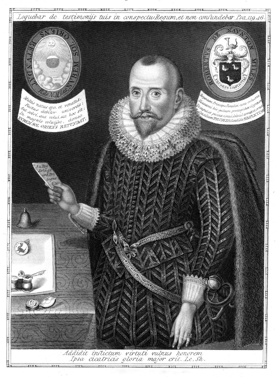 Sir Robert Naunton, engelsk politiker og forfatter. af Robert Cooper