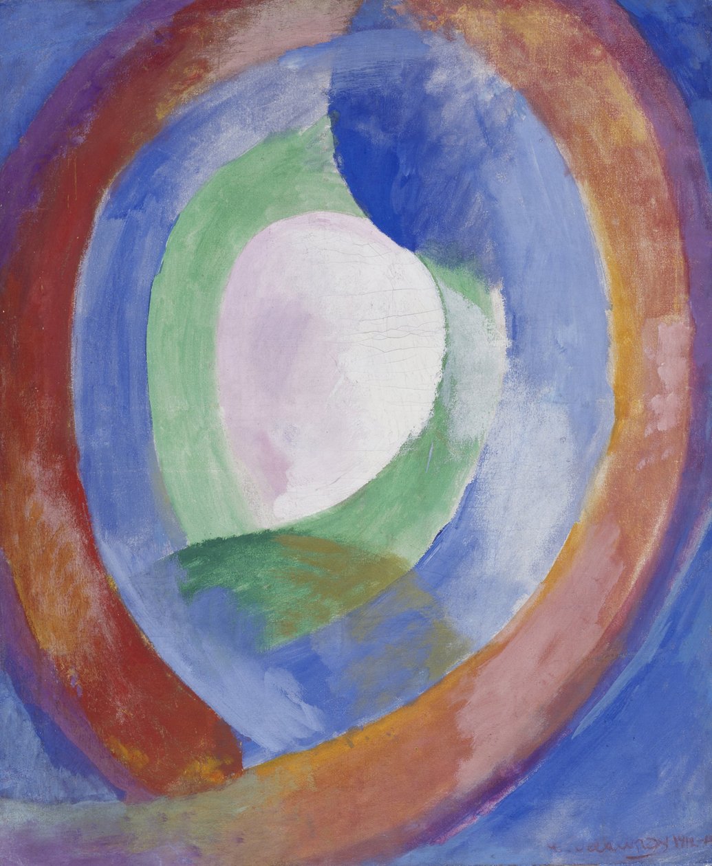 Cirkulære former, måne nr. 1 af Robert Delaunay