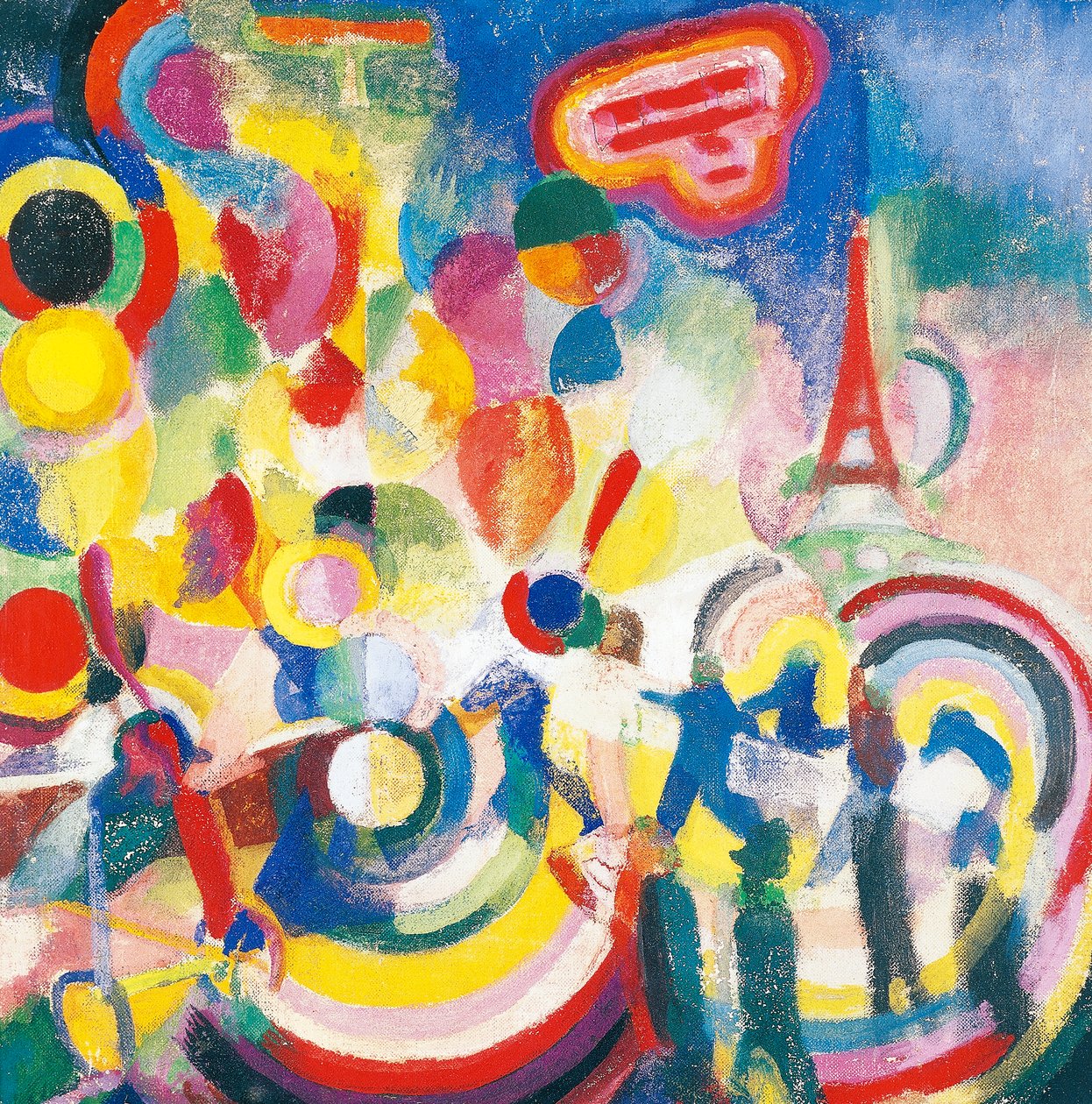 Hyldest til Bleriot af Robert Delaunay