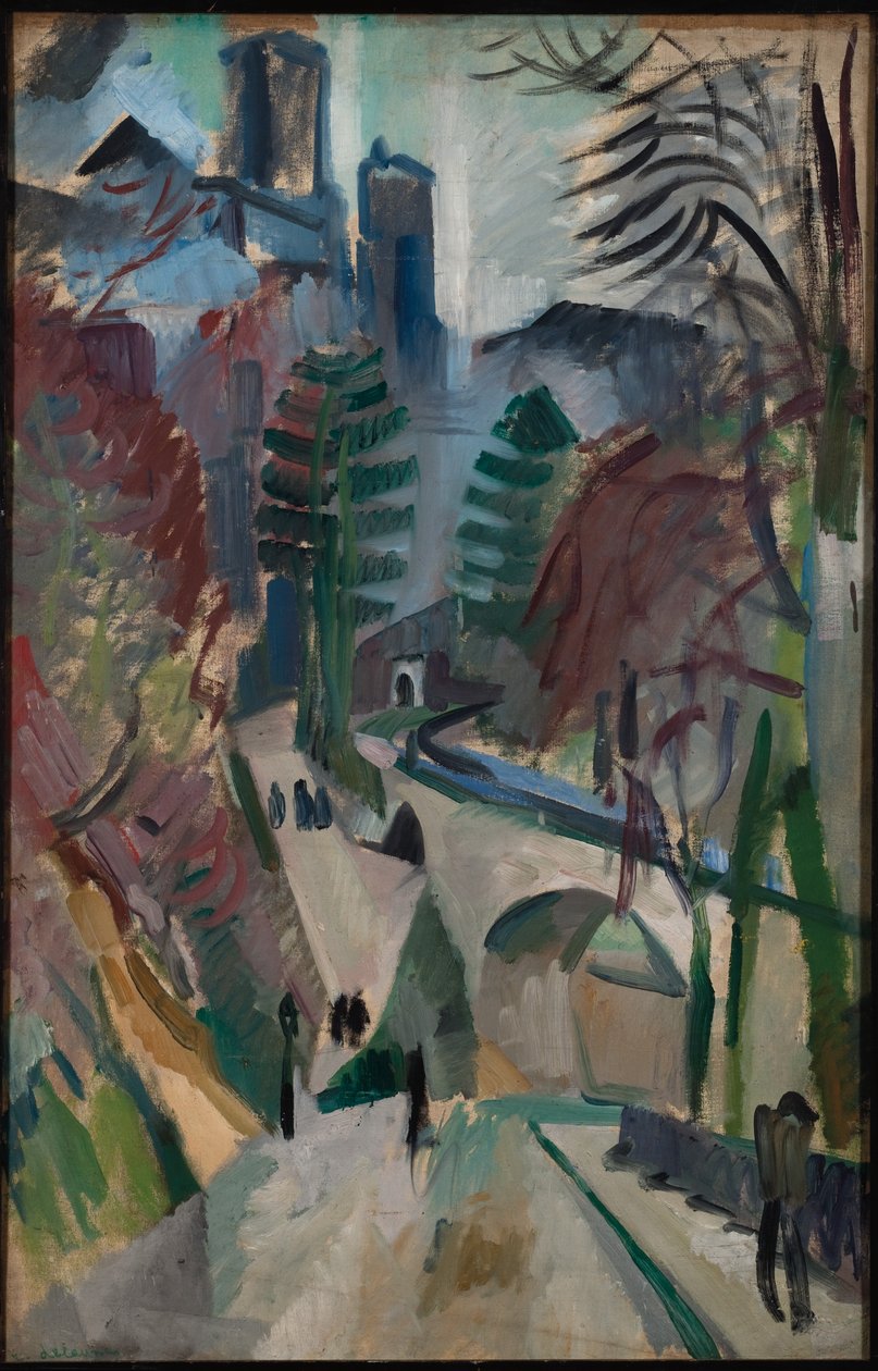Laon Landskab af Robert Delaunay