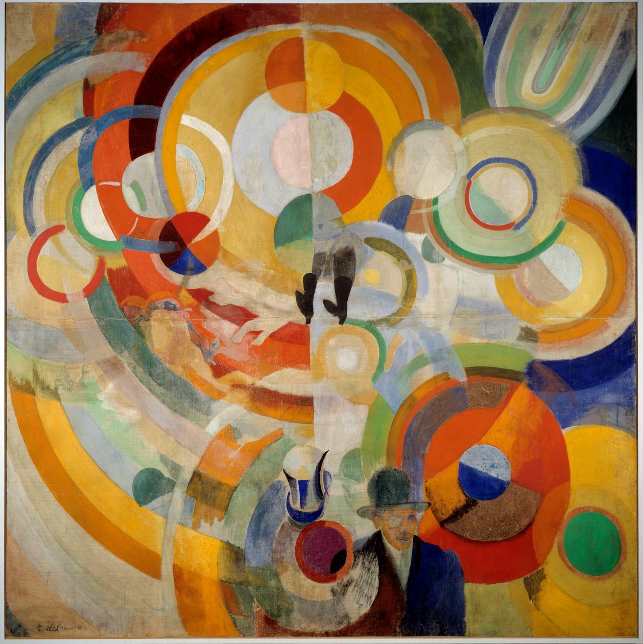 Grisehus (eller elektrisk hus) af Robert Delaunay