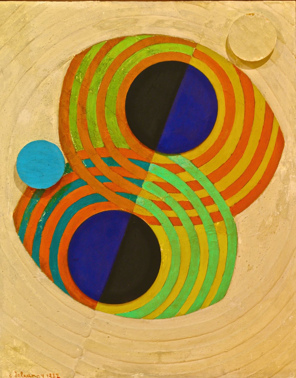 Lettelse. Rytmer, 1932. af Robert Delaunay