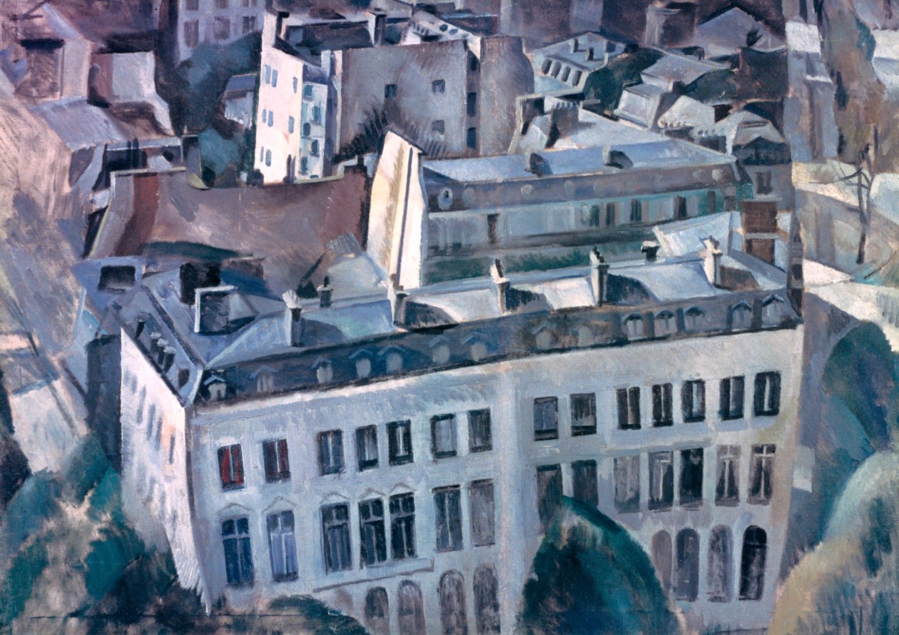 Studie til `Byen, 1909-1910 af Robert Delaunay