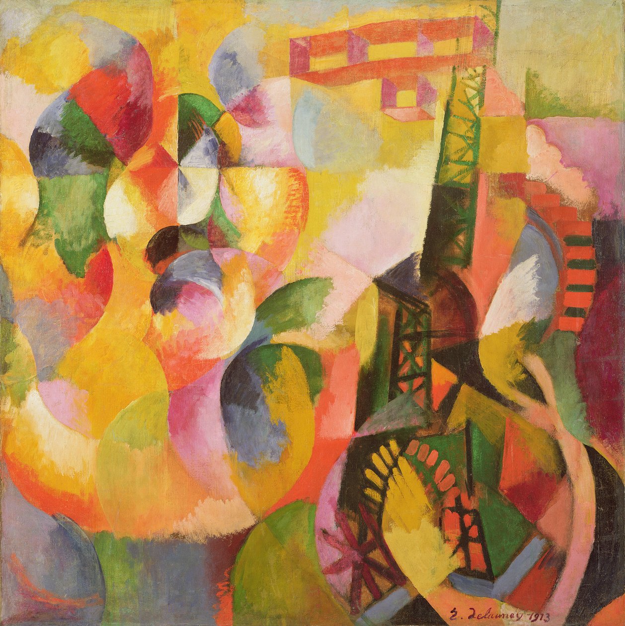 Soltårnet, flyvemaskine af Robert Delaunay