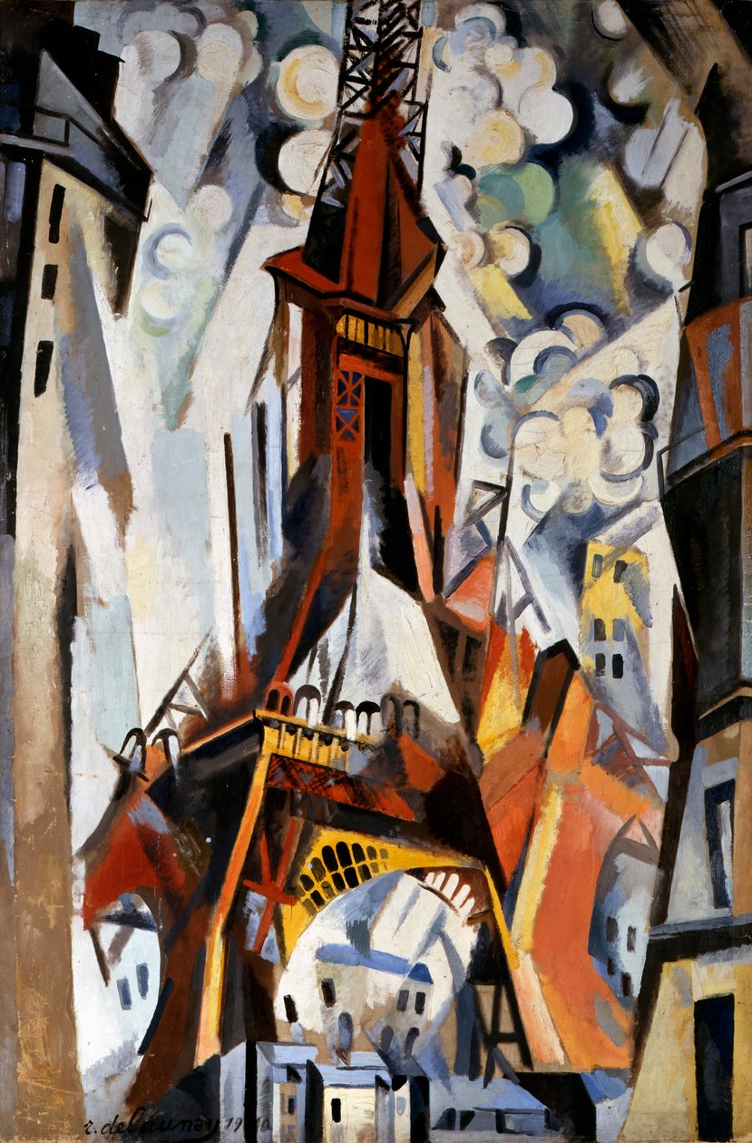 Eiffeltårnet, 1910-1911 af Robert Delaunay