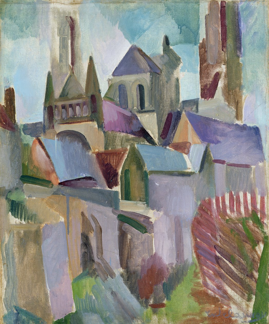Laons tårne af Robert Delaunay