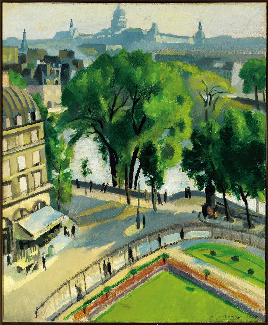 Udsigt over Quai du Louvre af Robert Delaunay