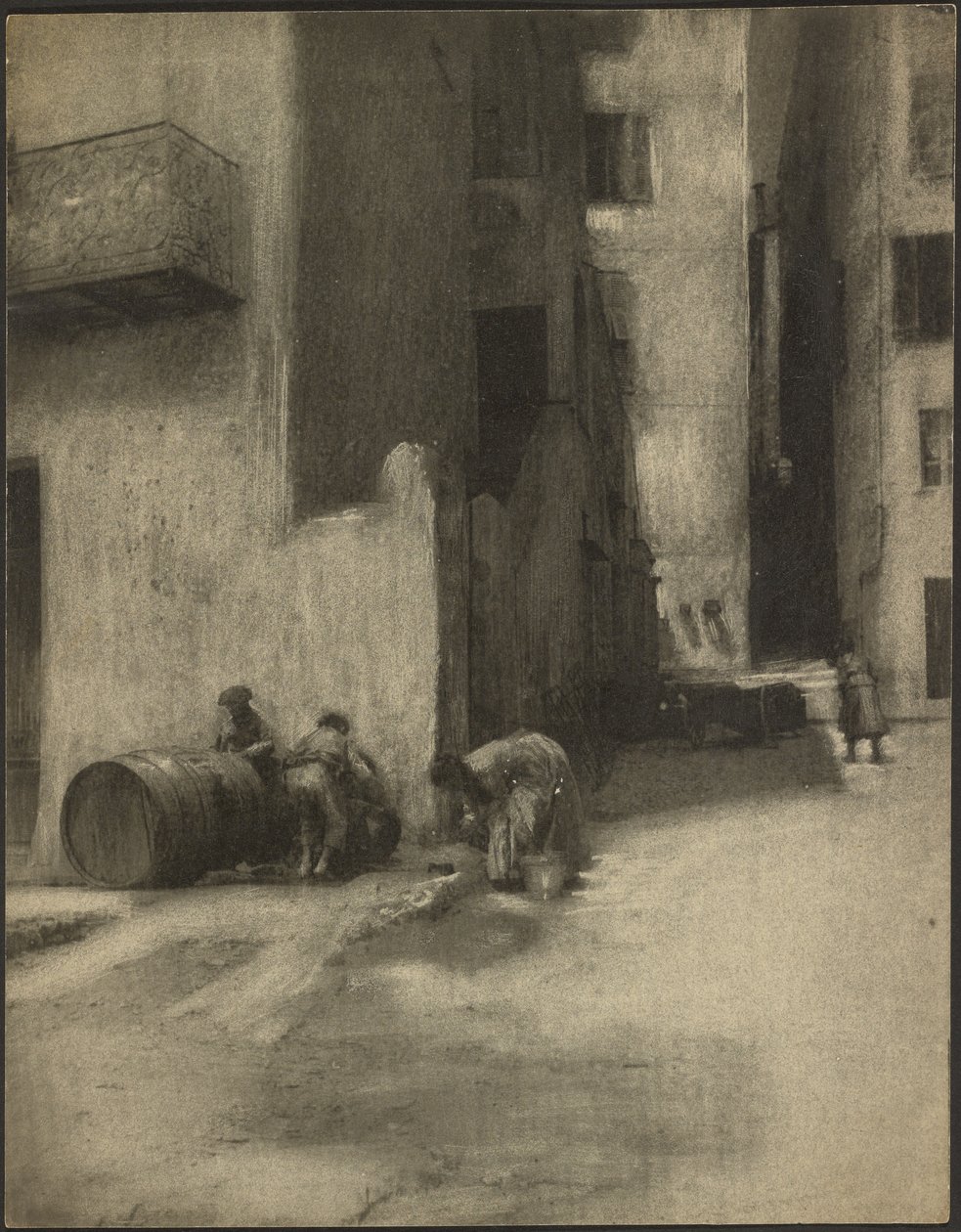 Gadehjørne i Menton af Robert Demachy