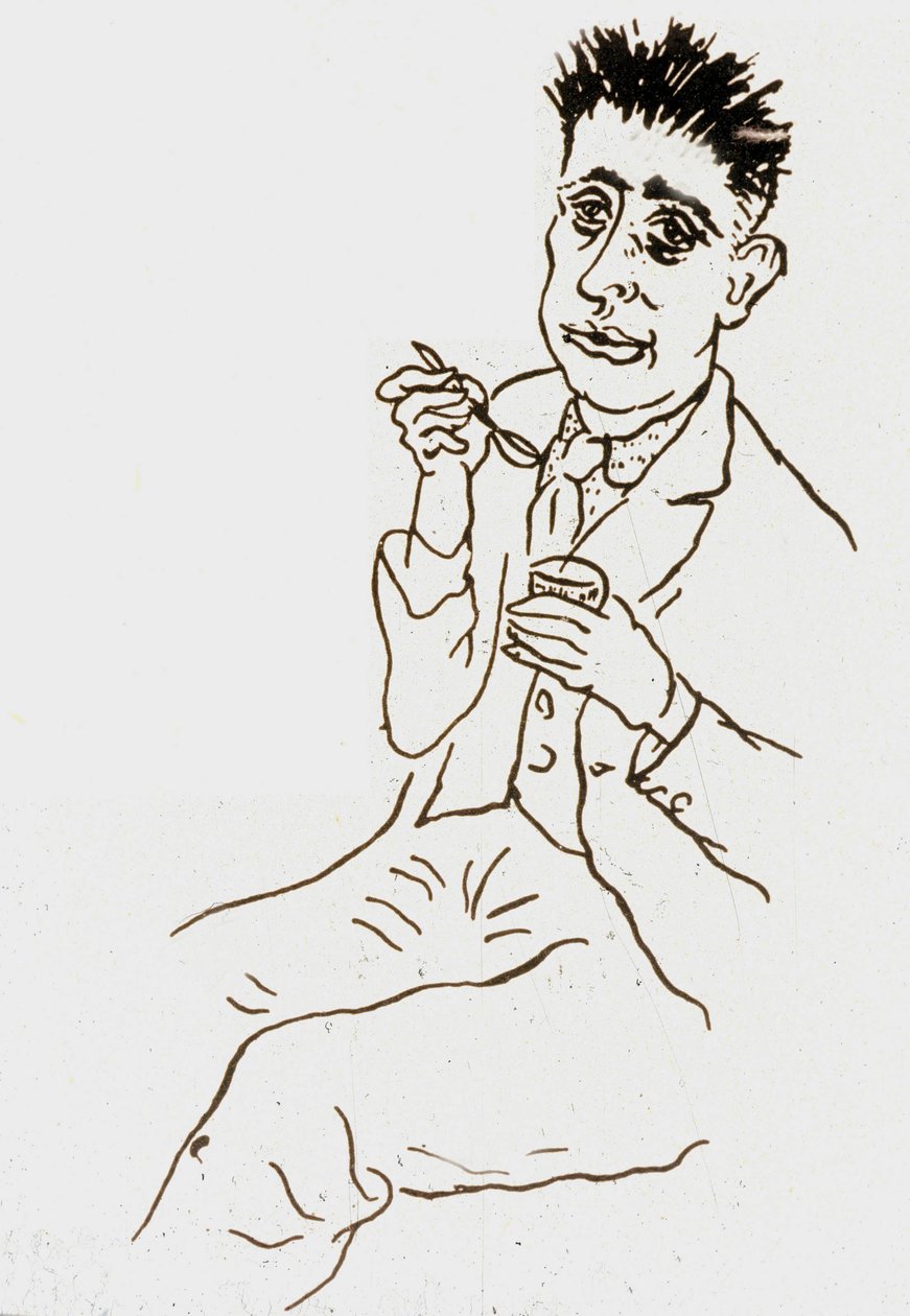 Selvportræt af Robert Desnos