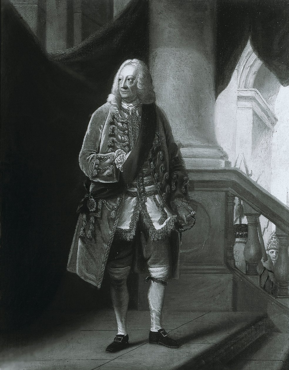 George II (1683-1760) af Robert Edge (after) Pine