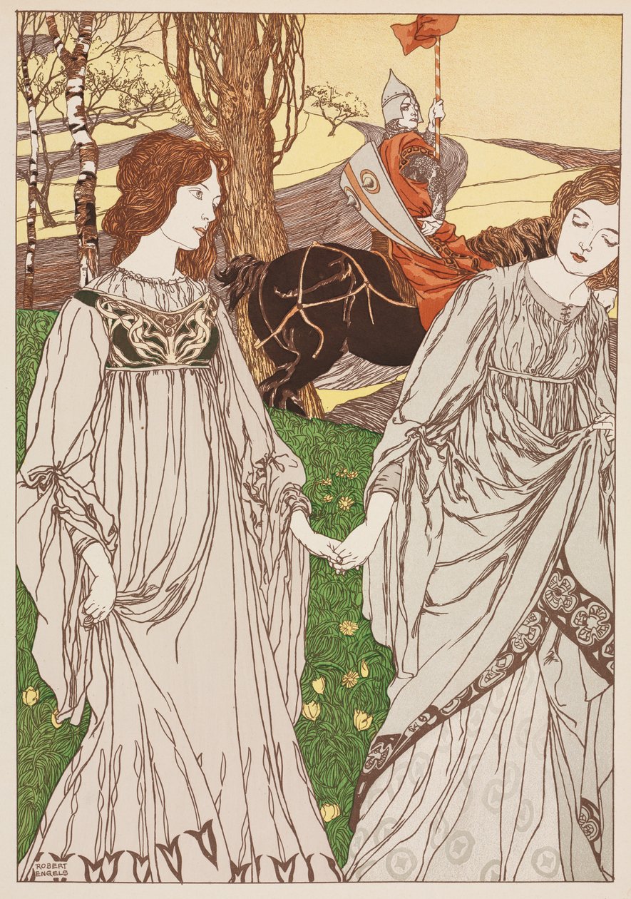 Den forbipasserende Le Passant, 1897. af Robert Engels