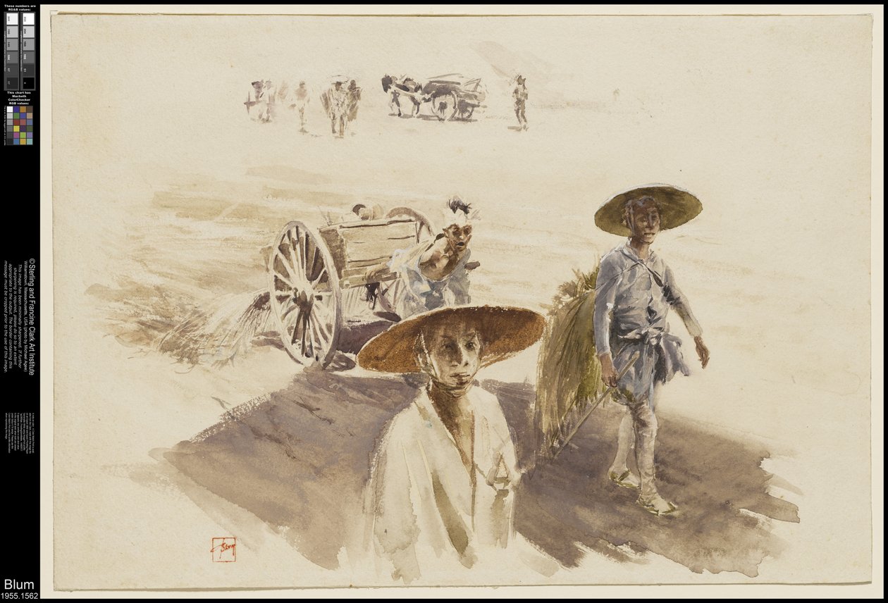 A Watering Cart, 1890dani af Robert Frederick Blum